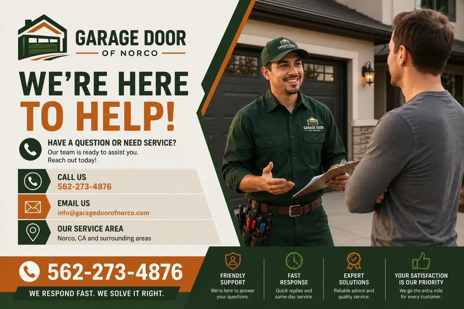 Garage Door of Norco