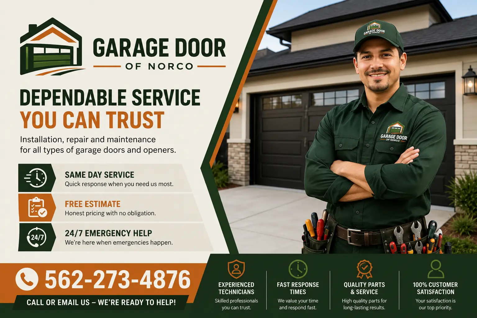 Garage Door of Norco
